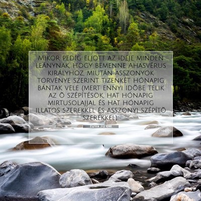 Eszter 2:12 Bibliai vers magyarázata