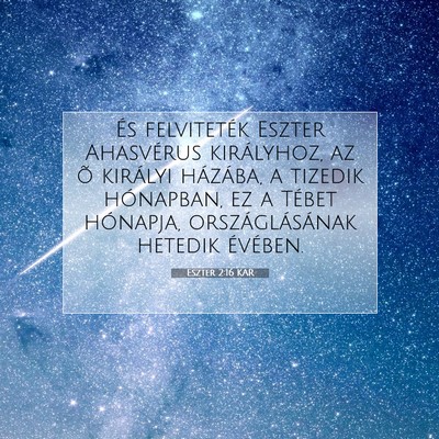 Eszter 2:16 Bibliai vers magyarázata