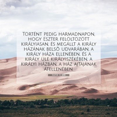 Eszter 5:1 Bibliai vers magyarázata