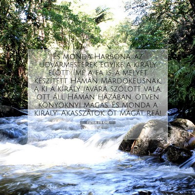 Eszter 7:9 Bibliai vers magyarázata