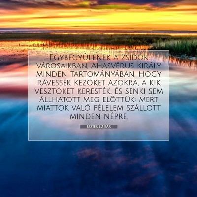 Eszter 9:2 Bibliai vers magyarázata