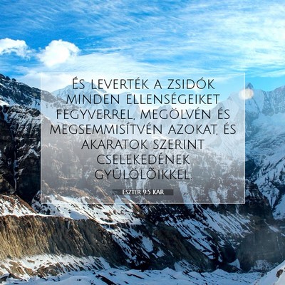 Eszter 9:5 Bibliai vers magyarázata