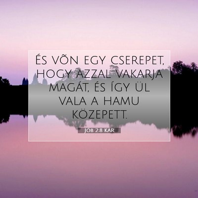 Jób 2:8 KAR Bibliai verskép
