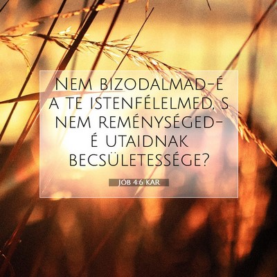 Jób 4:6 KAR Bibliai verskép