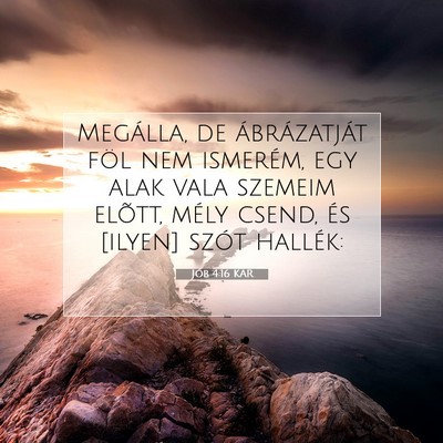 Jób 4:16 KAR Bibliai verskép