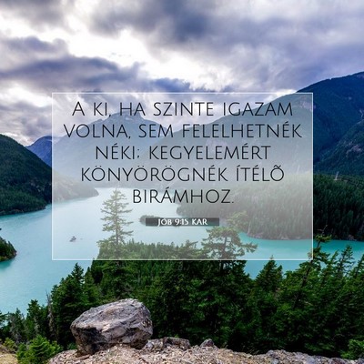 Jób 9:15 KAR Bibliai verskép