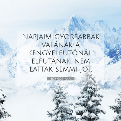 Jób 9:25 KAR Bibliai verskép