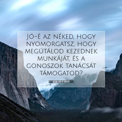 Jób 10:3 KAR Bibliai verskép