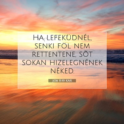 Jób 11:19 KAR Bibliai verskép