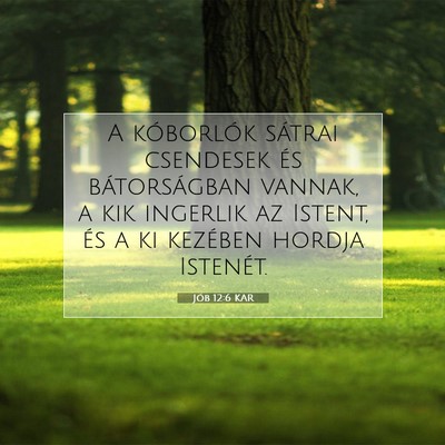 Jób 12:6 KAR Bibliai verskép
