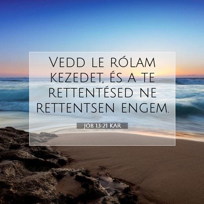 Jób 13:21 KAR Bibliai verskép