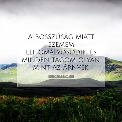 Jób 17:6 KAR Bibliai verskép