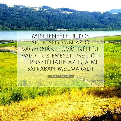 Jób 20:26 KAR Bibliai verskép