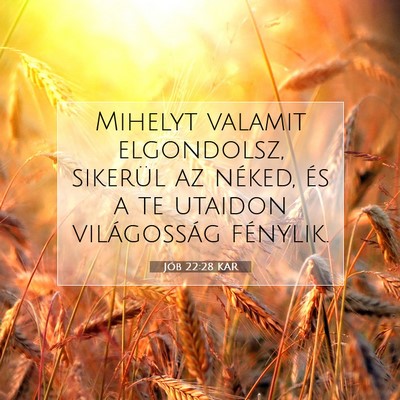 Jób 22:28 KAR Bibliai verskép