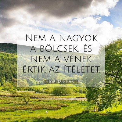 Jób 32:9 KAR Bibliai verskép