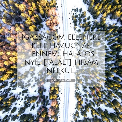 Jób 34:6 Bibliai vers magyarázata