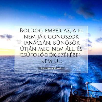 Zsoltárok 1:1 Bibliai vers magyarázata