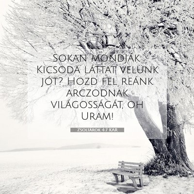 Zsoltárok 4:7 Bibliai vers magyarázata