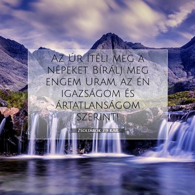 Zsoltárok 7:9 Bibliai vers magyarázata