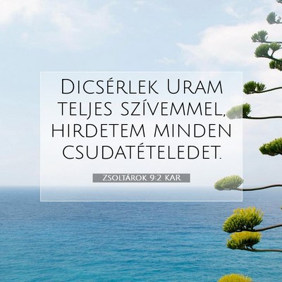 Zsoltárok 9:2 Bibliai vers magyarázata