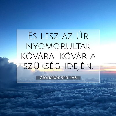 Zsoltárok 9:10 KAR Bibliai verskép