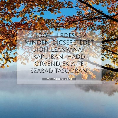 Zsoltárok 9:15 Bibliai vers magyarázata