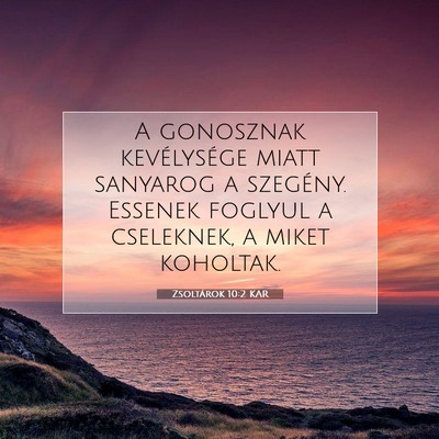 Zsoltárok 10:2 Bibliai vers magyarázata