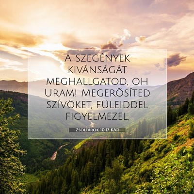 Zsoltárok 10:17 Bibliai vers magyarázata
