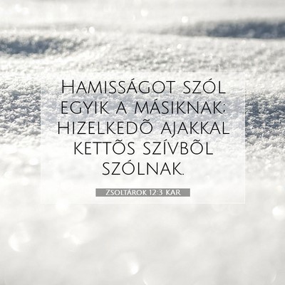 Zsoltárok 12:3 Bibliai vers magyarázata