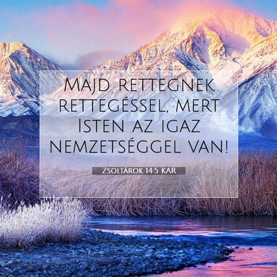 Zsoltárok 14:5 Bibliai vers magyarázata