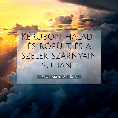 Zsoltárok 18:11 Bibliai vers magyarázata
