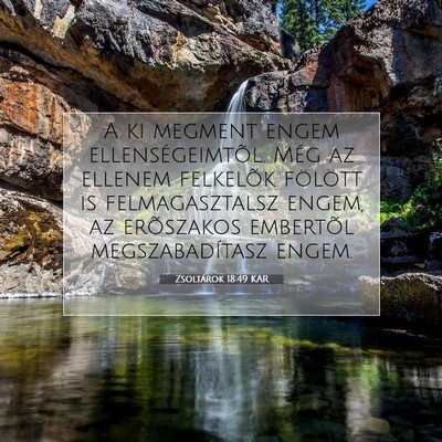 Zsoltárok 18:49 Bibliai vers magyarázata