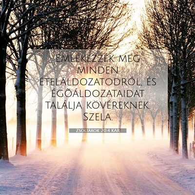 Zsoltárok 20:4 Bibliai vers magyarázata