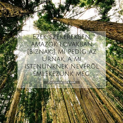 Zsoltárok 20:8 Bibliai vers magyarázata