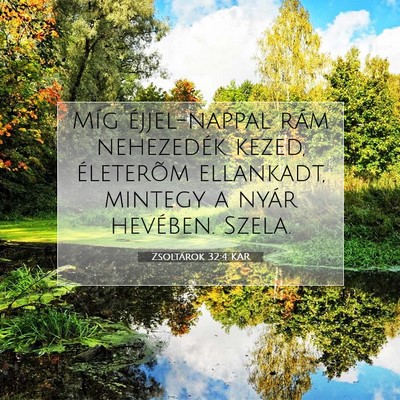Zsoltárok 32:4 Bibliai vers magyarázata