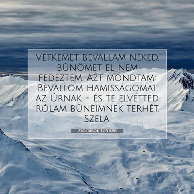Zsoltárok 32:5 Bibliai vers magyarázata