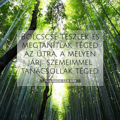 Zsoltárok 32:8 Bibliai vers magyarázata