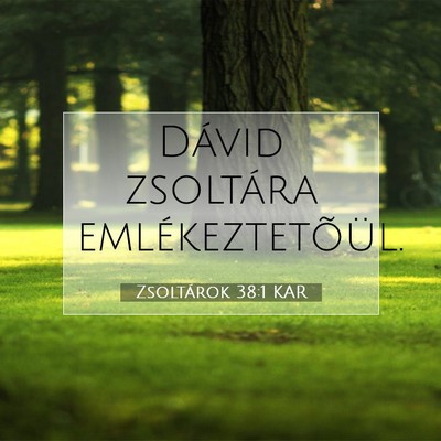 Zsoltárok 38:1 KAR Bibliai verskép