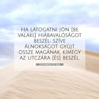 Zsoltárok 41:7 Bibliai vers magyarázata