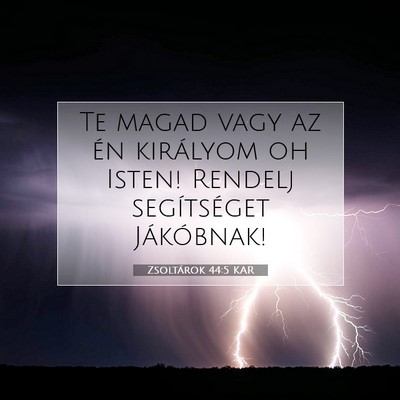 Zsoltárok 44:5 KAR Bibliai verskép