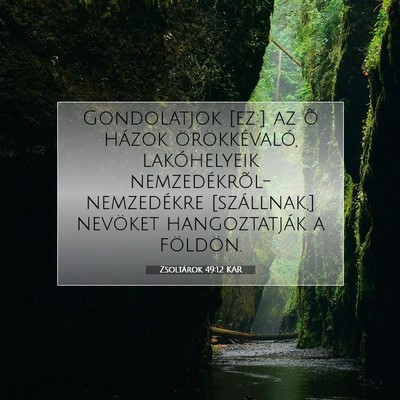Zsoltárok 49:12 Bibliai vers magyarázata