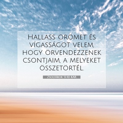 Zsoltárok 51:10 KAR Bibliai verskép