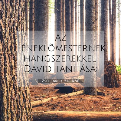 Zsoltárok 54:1 KAR Bibliai verskép