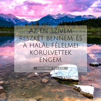 Zsoltárok 55:5 KAR Bibliai verskép