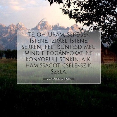 Zsoltárok 59:6 Bibliai vers magyarázata