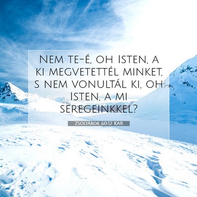 Zsoltárok 60:12 KAR Bibliai verskép