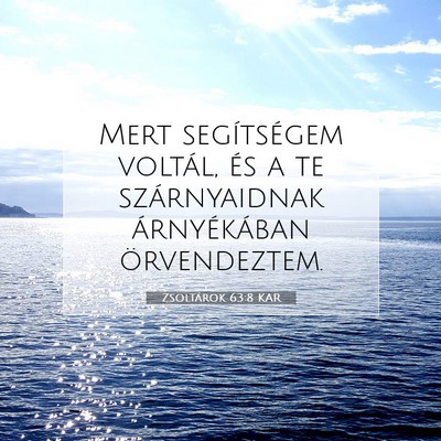Zsoltárok 63:8 KAR Bibliai verskép