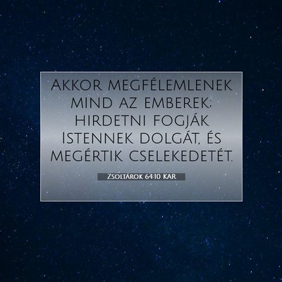 Zsoltárok 64:10 Bibliai vers magyarázata