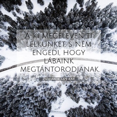 Zsoltárok 66:9 Bibliai vers magyarázata