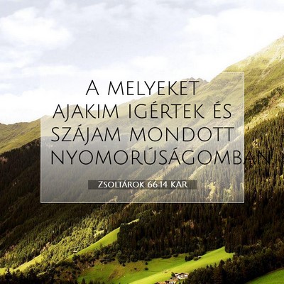 Zsoltárok 66:14 Bibliai vers magyarázata